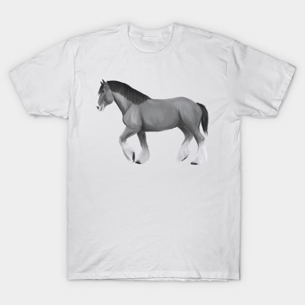 Clydesdale horse T-Shirt by Shyflyer